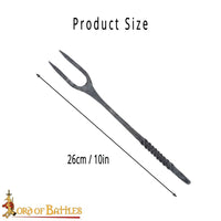 Pot fork for medieval reenactment feasting
