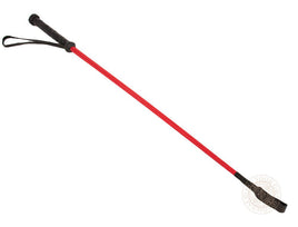 Red and Black horse riding crop