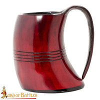 Red horn Viking tankard