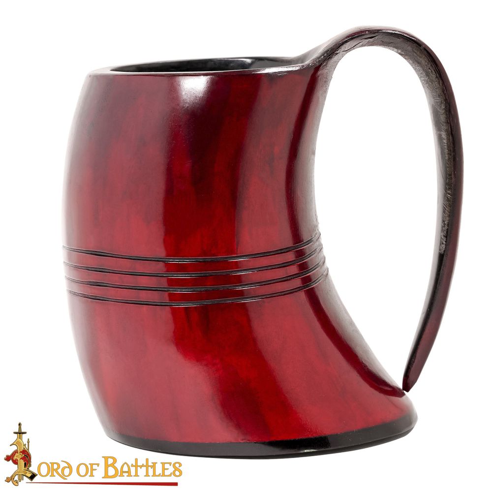 Red Blood Wine Tankard 5"- 6" inch (12.7cm to 15.25cm)