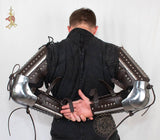 Reenactment leather splint combat armour