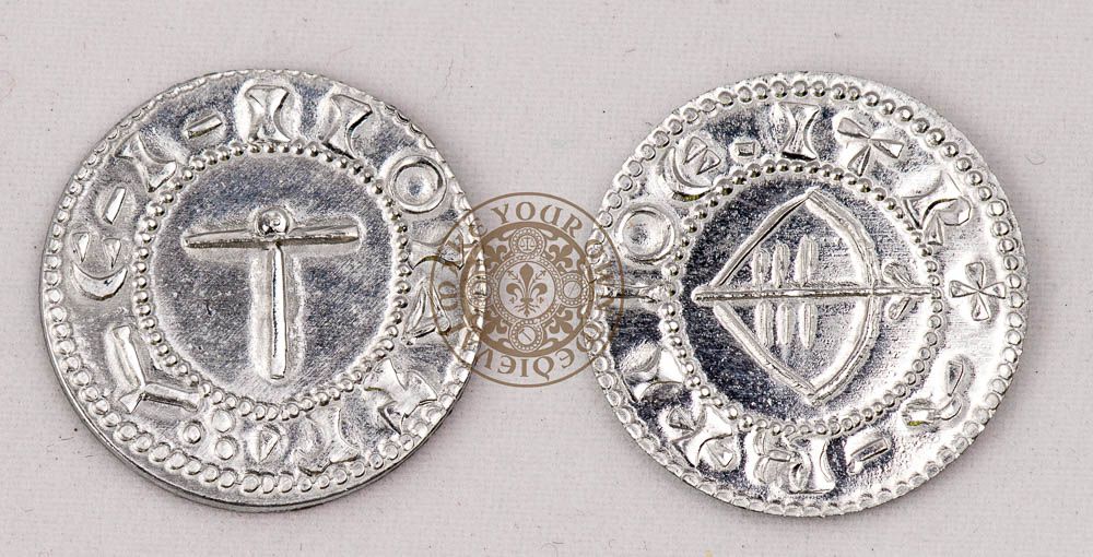 Regnald King of York grandson of Ivar the Boneless and great grandson of Ragnar Lodbrok. Viking Penny Coin