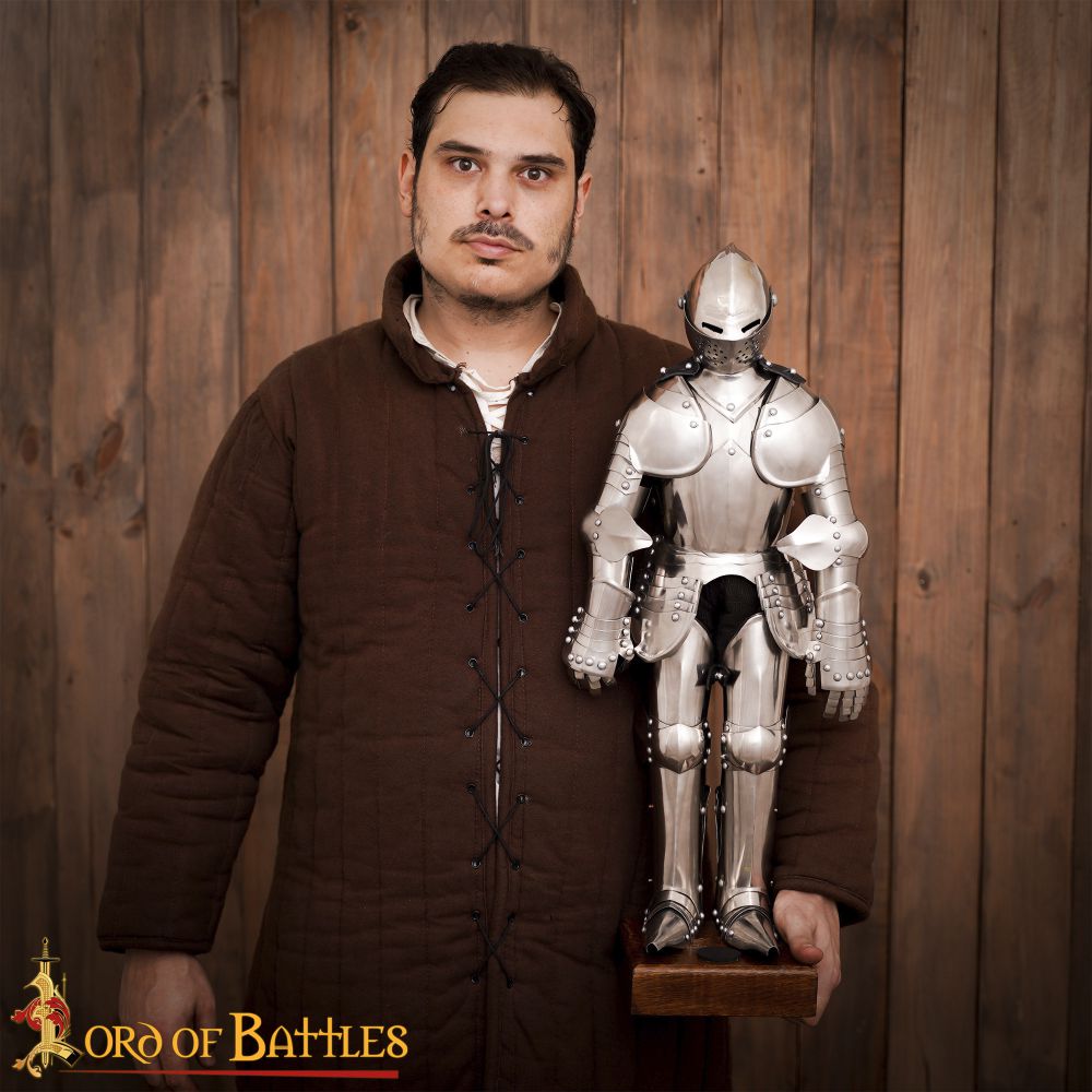 Knights Plate Armour Suit On Stand- Stainless