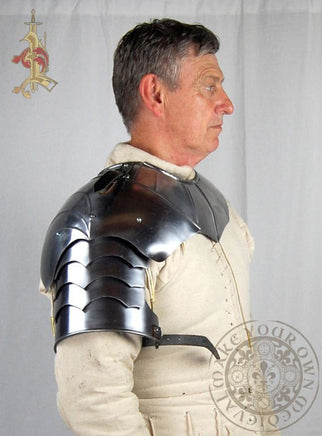 Renaissance Gothic plate 15th century armour shoulder pauldron