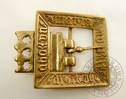 Renaissance belt buckle reproduction