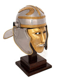 Roman officers helmet with face plate