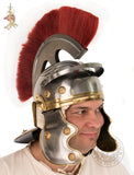 Roman reproduction helmet with plume made from horse hair