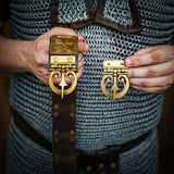 Roman buckle for sword belt