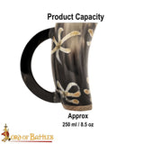 SCA Feasting ale cup made from  cow horn