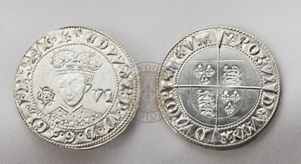 Edward VI Sixpence. Tudor Coin (1550-1553)