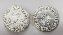 Sixpence of Edward VI Son of Henry VIII 16th century tudor reproduction Renaissance coin