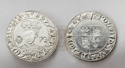 Sixpence of Edward VI Son of Henry VIII 16th century tudor reproduction Renaissance coin