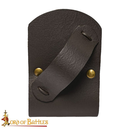 Small Sword Frog made from Brown leather