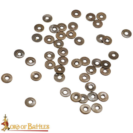 Solid Brass washers to use with armour rivets