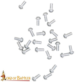Solid steel rivets for blacksmithing and armour making 13mm