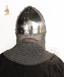 Spangenhelm helmet With Full Butted Aventail