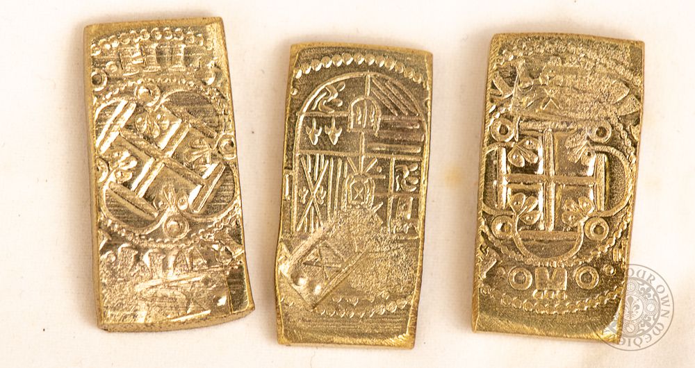 Spanish Gold Ingot Trade Cob Bars (1621 -1724)