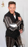 Splinted brigg arms with Elbows in brown leather