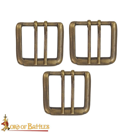 Square Belt Buckle with Two Prongs