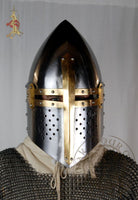 Sugarloaf Medieval helmet armour crusades