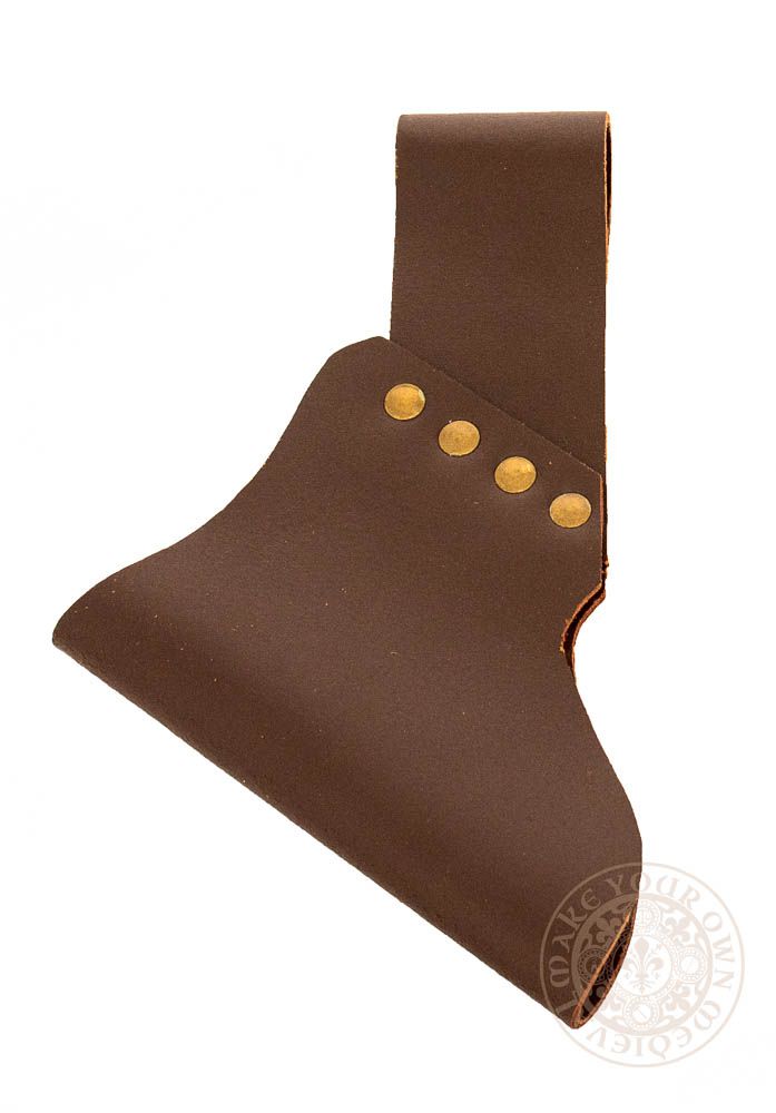 Sword Frog for LARP in brown leather