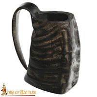 Tankard made from real ox water buffalo horn