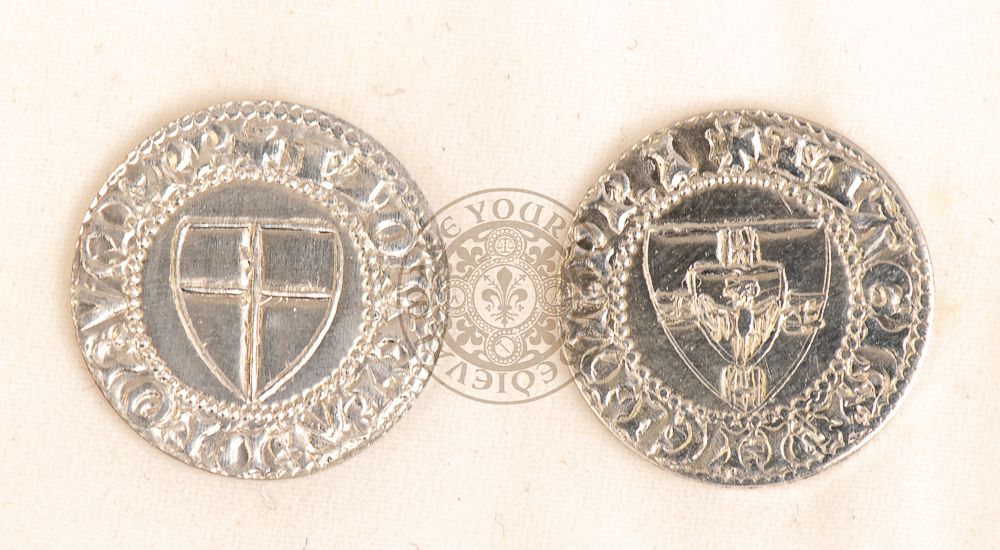 Teutonic Crusader German Schilling Coin (1407 – 1410)