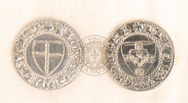 Teutonic Knight's Crusader Schilling Coin