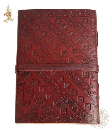 Tree of life brown leather journal