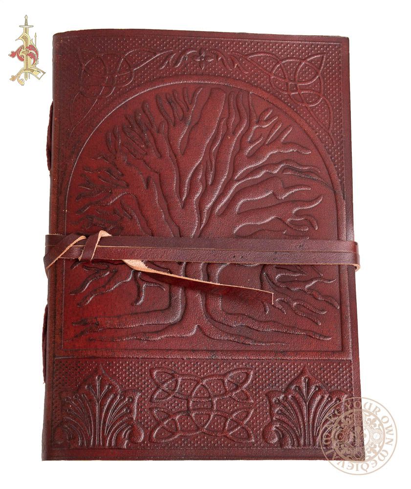 Tree of life leather journal