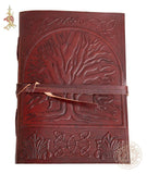 Tree of life leather journal