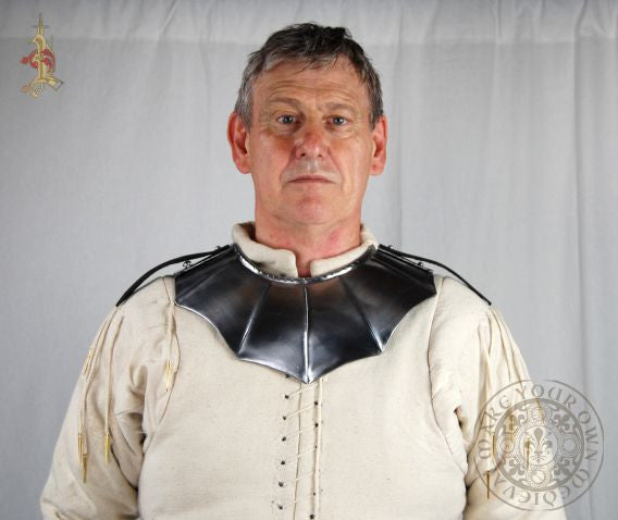 Gorget Shoulder Plate Armour  16 Gauge Steel