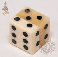 Tudor bone dice for historical games