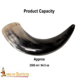 Very Large Viking Drinking Horn 20 inches to 23 inches