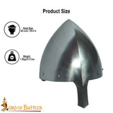 Viking Conical Helm made from 14 gauge steel