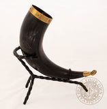 Viking Raven drinking horn