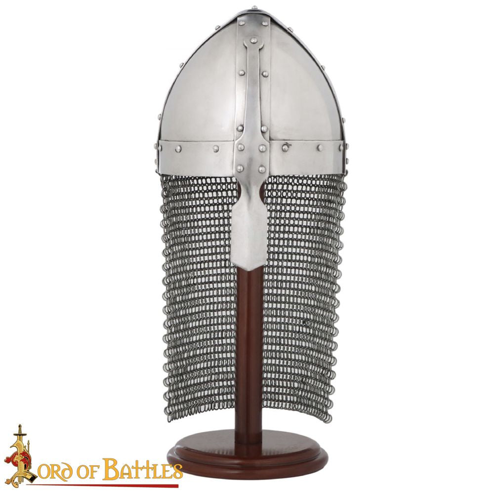Spangenhelm with Attached Camail (14 Gauge)