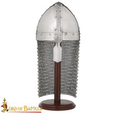 Viking Spangenhelm with Attached Camail made from 14 Gauge steel