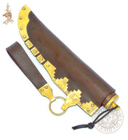 Viking Feasting Knife with Scabbard SCA reproduction