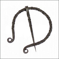 Viking Horse Shoe Shaped Forged Cloak  Fibula brooch