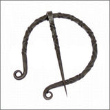 Viking Horse Shoe Shaped Forged Cloak  Fibula brooch