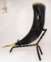 Viking Runic Drinking Horn