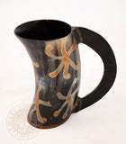Viking beer or ale cup made from horn