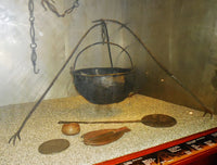 Viking cooking fire tripod evidence archaeological find Norway