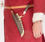 Viking knife reproduction based on archaeological find at Birka Sweden