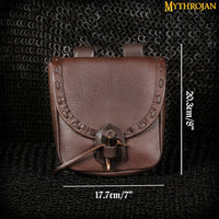 Viking Bag with Horn Toggle - Brown