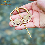 Viking brass clasp