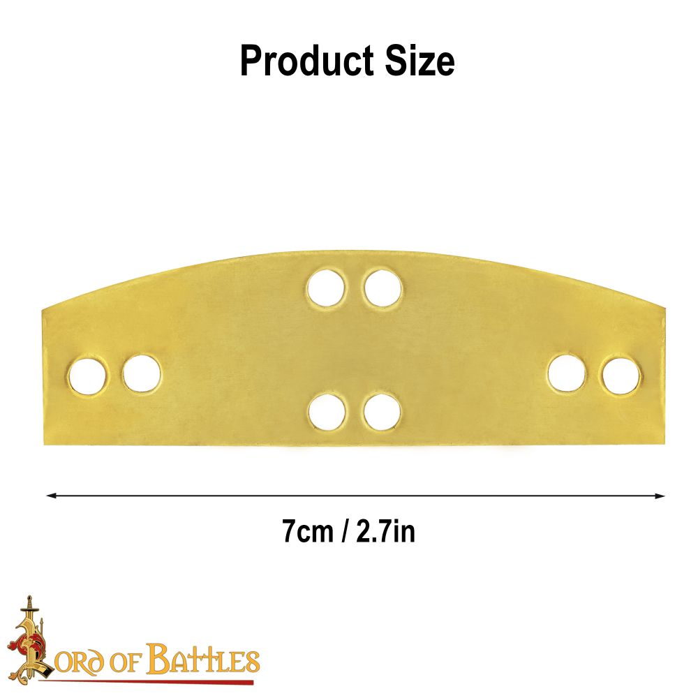 Lamellar Brass Plates – Visby Style Type 2 - Set of 20