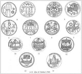 Viking Ship Coin from Haithabu (Hedeby) (800 to 825)