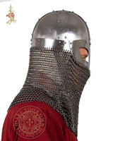 Viking combat reenactment helmet